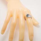Hermes Ring Cal Zel Metal Silver Black — view 7
