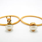 Chanel Earrings Vintage CC Logo Round — view 3