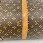 Louis Vuitton Boston Bag Monogram Keepall 50 Brown — view 8