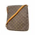 Louis Vuitton Shoulder Bag Monogram Musette Brown