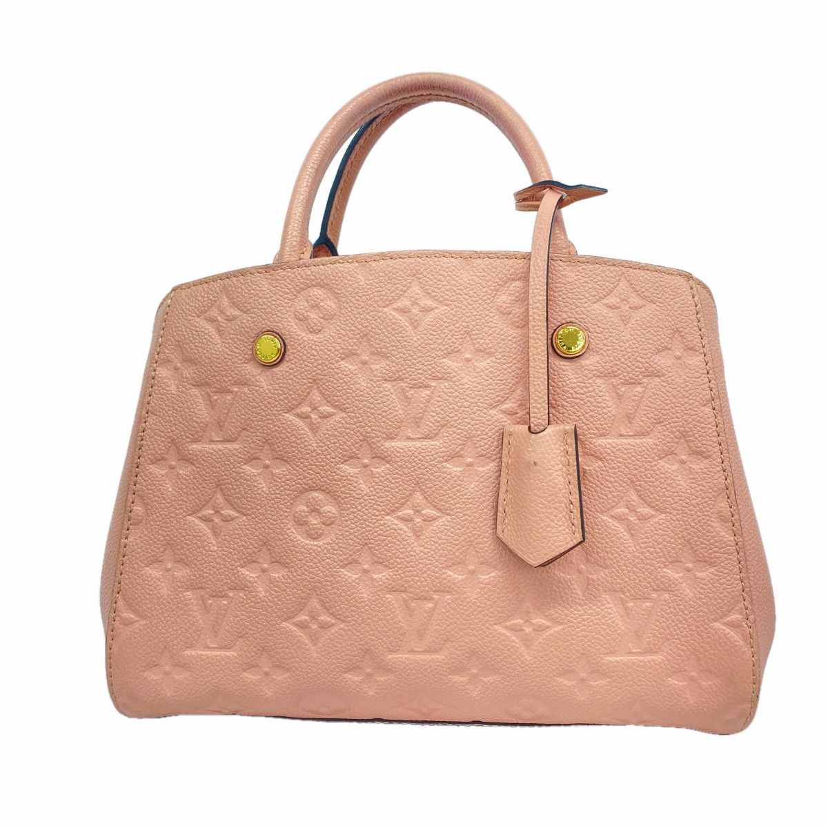 Louis Vuitton Handbag Monogram Empreinte Montaigne BB Rose Poudre