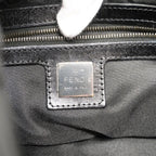 Fendi Handbag Zucchino Nylon Canvas Black Silver — view 5