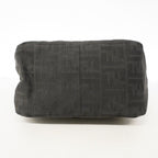 Fendi Handbag Zucchino Nylon Canvas Black Silver — view 3