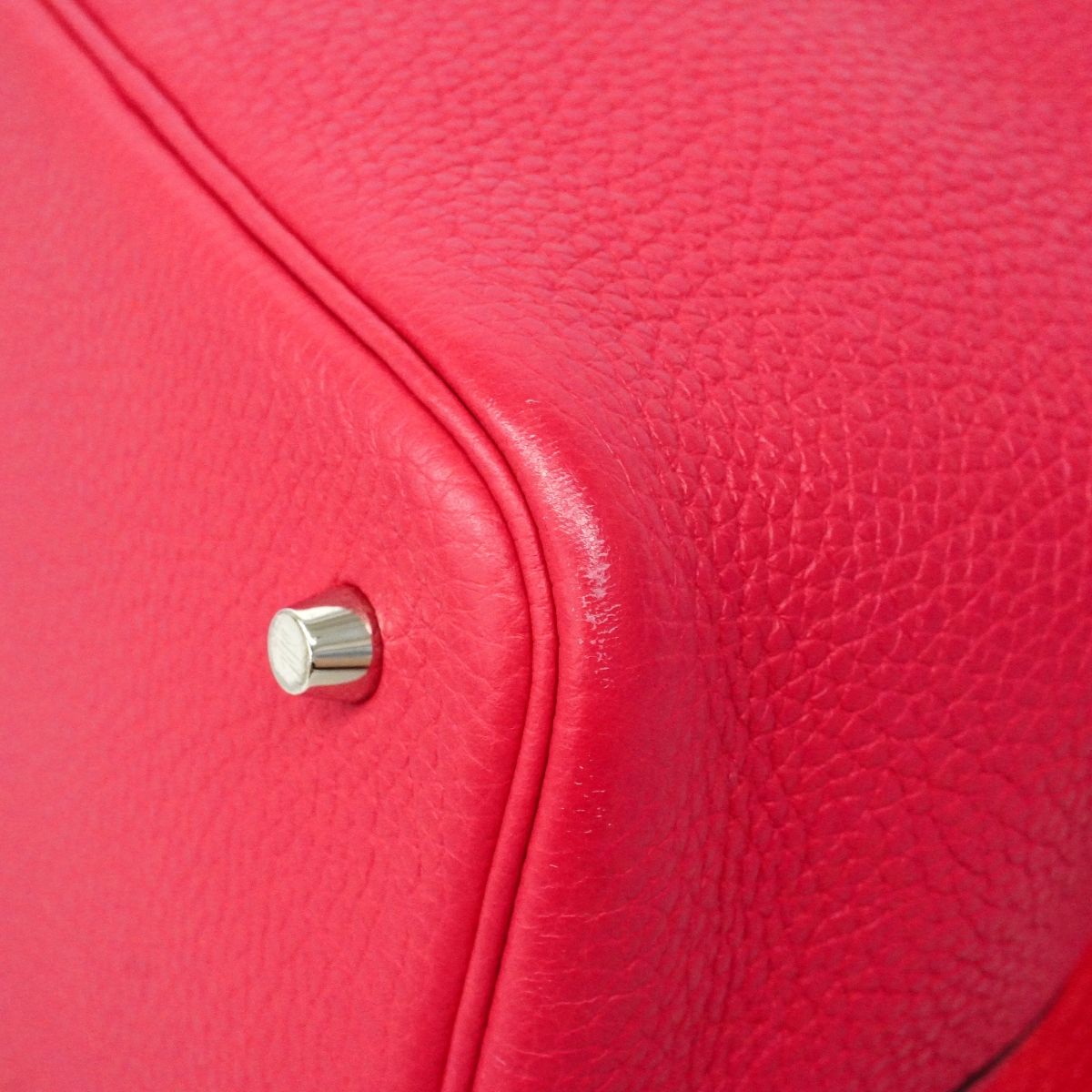 Hermes Handbag Picotin Lock MM Kazak Taurillon Clemence Rose Mexico le Juku — view 6