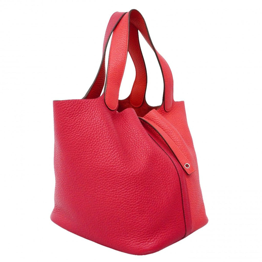 Hermes Handbag Picotin Lock MM Kazak Taurillon Clemence Rose Mexico le Juku — view 2