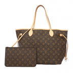 Louis Vuitton Tote Monogram Neverfull MM Rose Beige