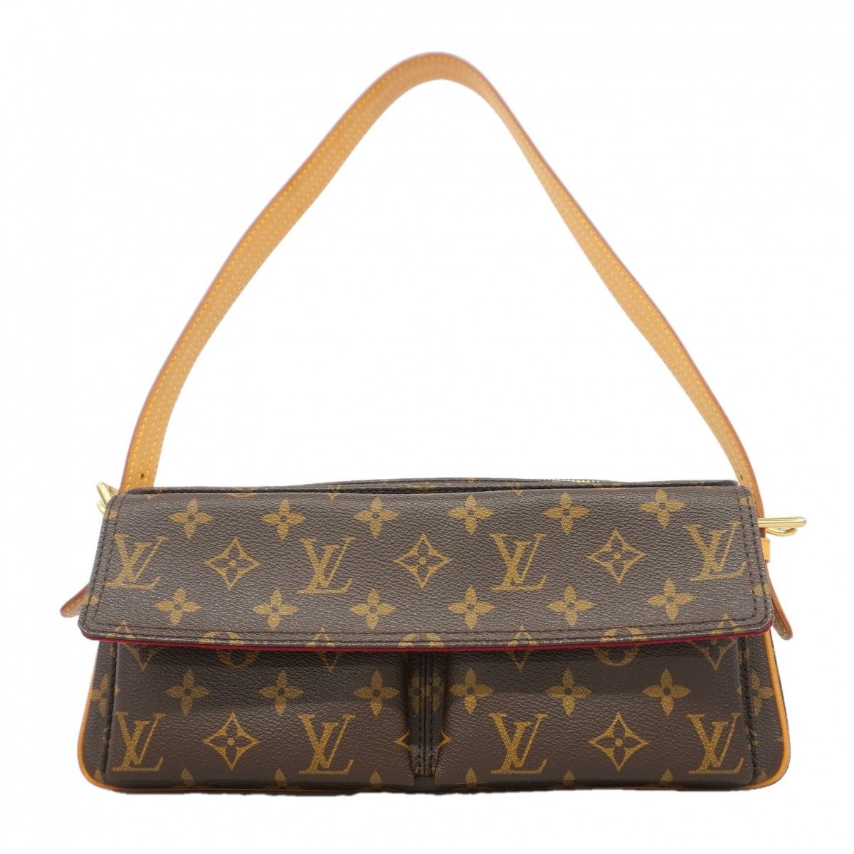 Louis Vuitton Shoulder Bag Monogram Viva Cite MM Brown