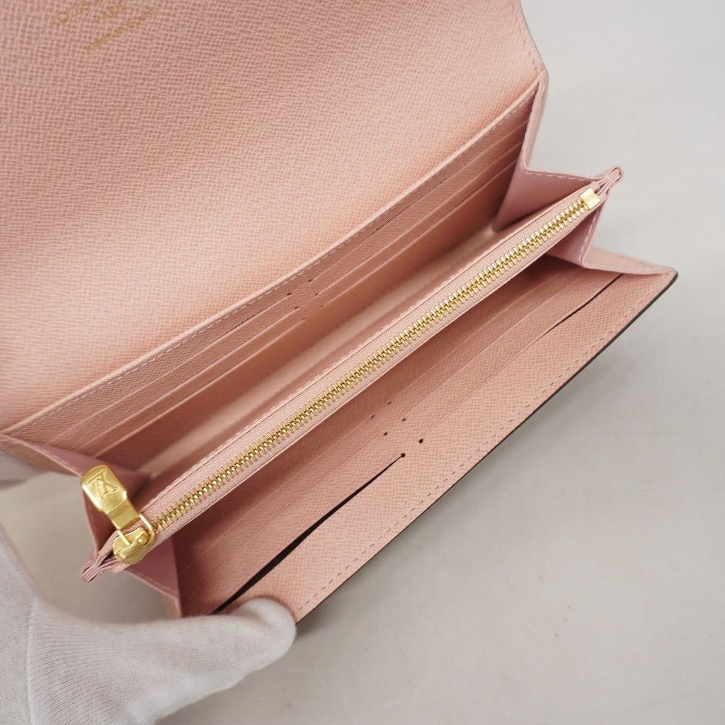 Louis Vuitton Wallet Damier Portefeuille Sarah Rose Velours — view 3
