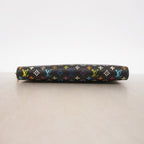Louis Vuitton Wallet Monogram Multicolor Zippy Noir Grenade — view 2