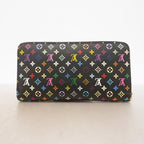 Louis Vuitton Wallet Monogram Multicolor Zippy Noir Grenade — view 8