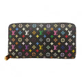 Louis Vuitton Wallet Monogram Multicolor Zippy Noir Grenade