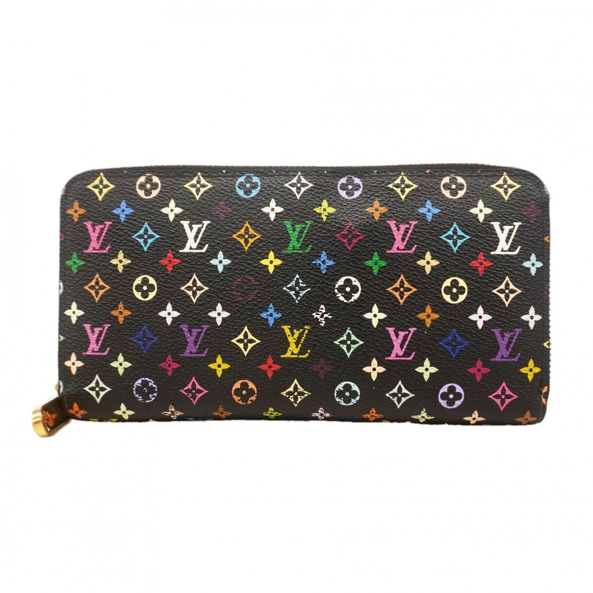 Louis Vuitton Wallet Monogram Multicolor Zippy Noir Grenade