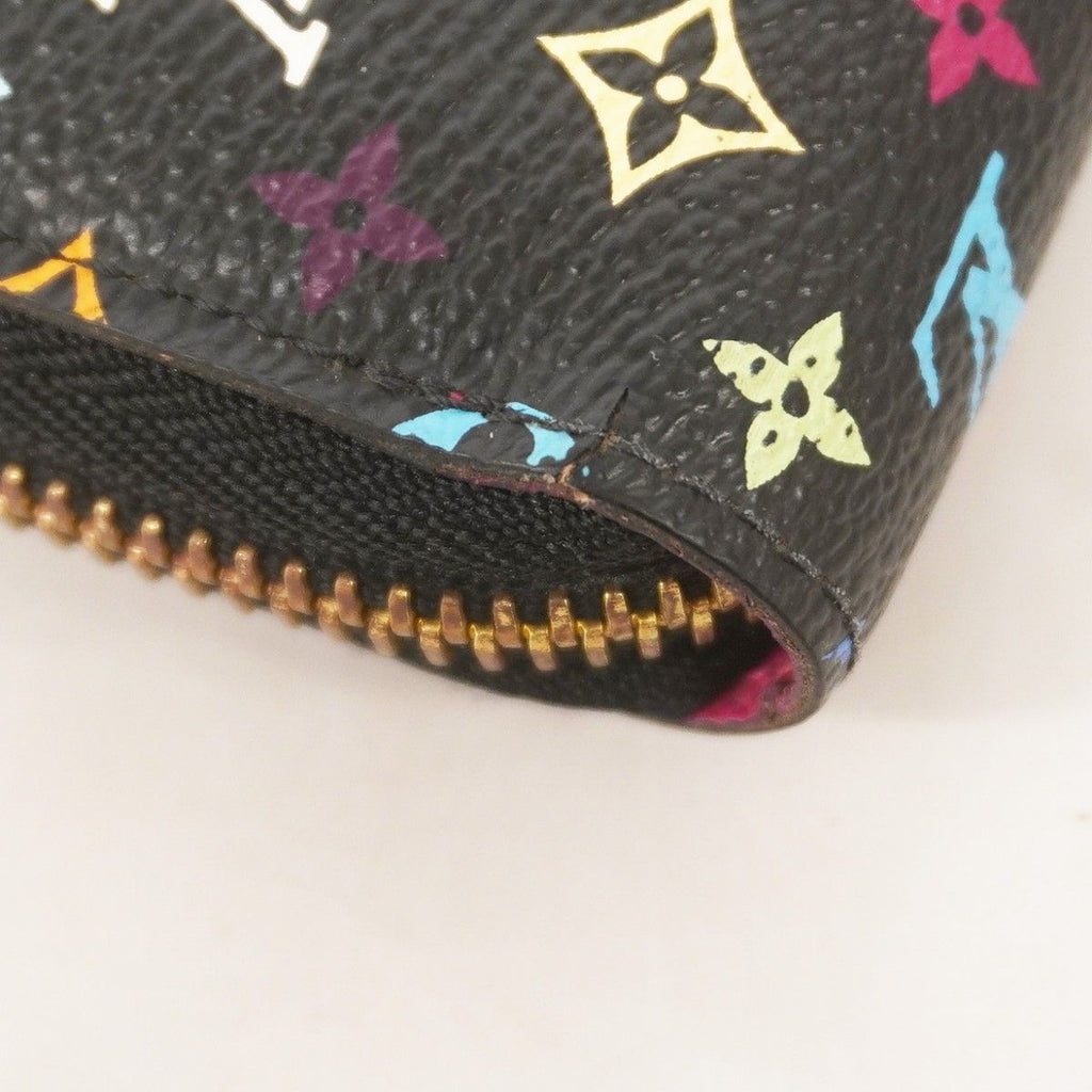 Louis Vuitton Wallet Monogram Multicolor Zippy Noir Grenade — view 5