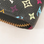 Louis Vuitton Wallet Monogram Multicolor Zippy Noir Grenade — view 5
