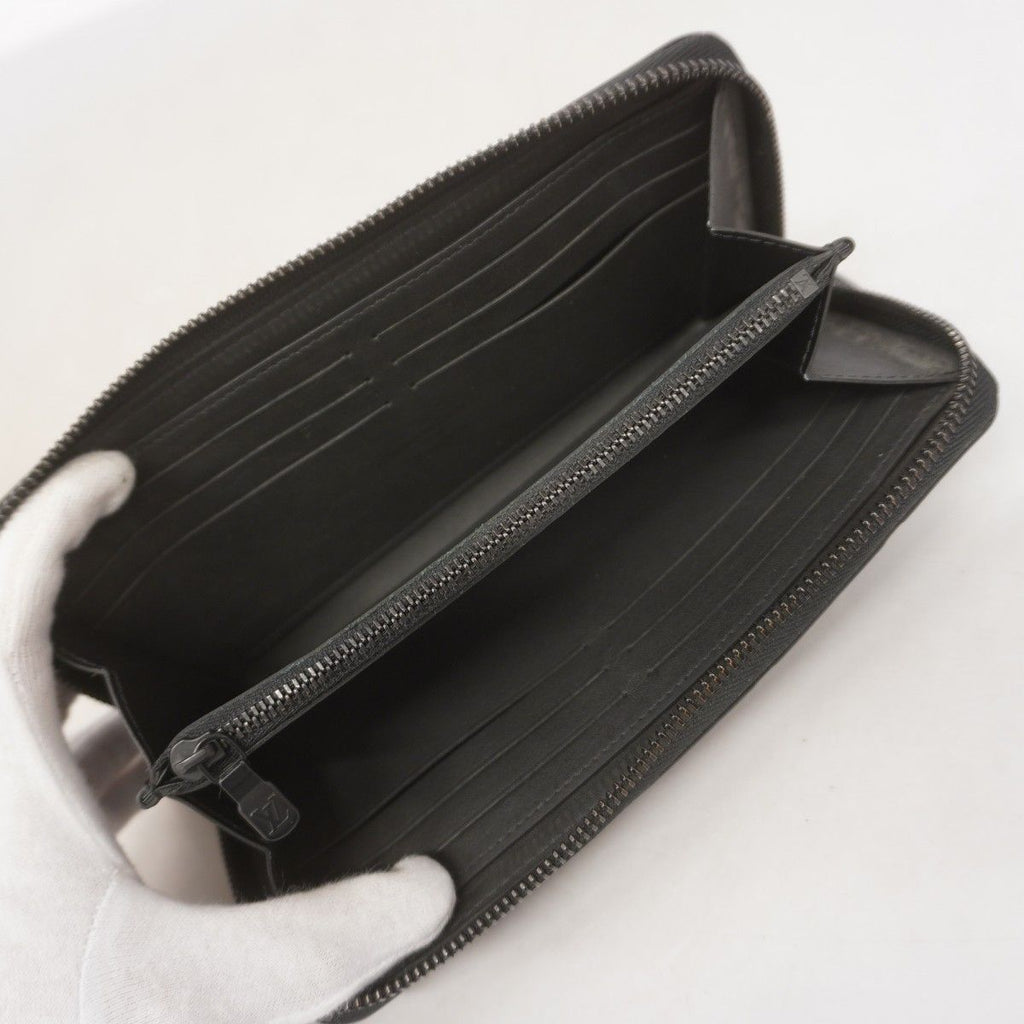 Louis Vuitton Wallet Monogram Shadow Zippy Horizontal Noir — view 3