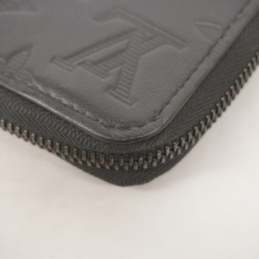 Louis Vuitton Wallet Monogram Shadow Zippy Horizontal Noir — view 7
