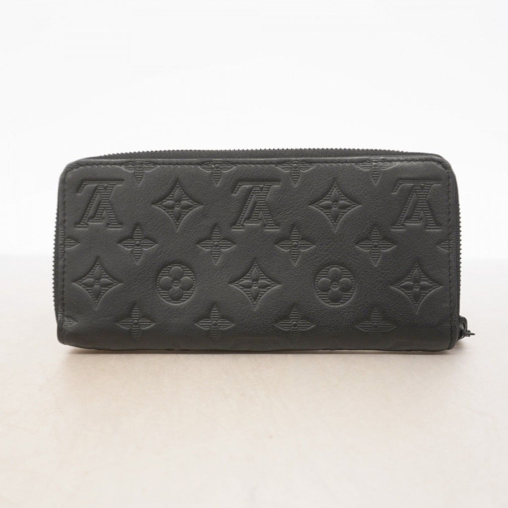 Louis Vuitton Wallet Monogram Shadow Zippy Horizontal Noir — view 8