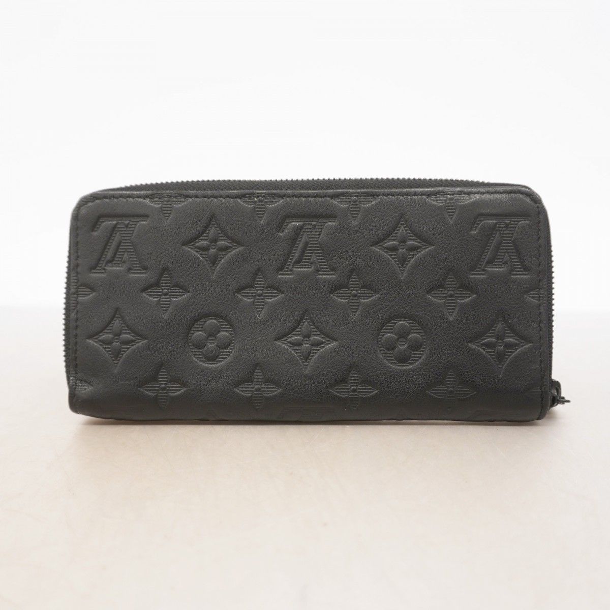Louis Vuitton Wallet Monogram Shadow Zippy Horizontal Noir — view 8
