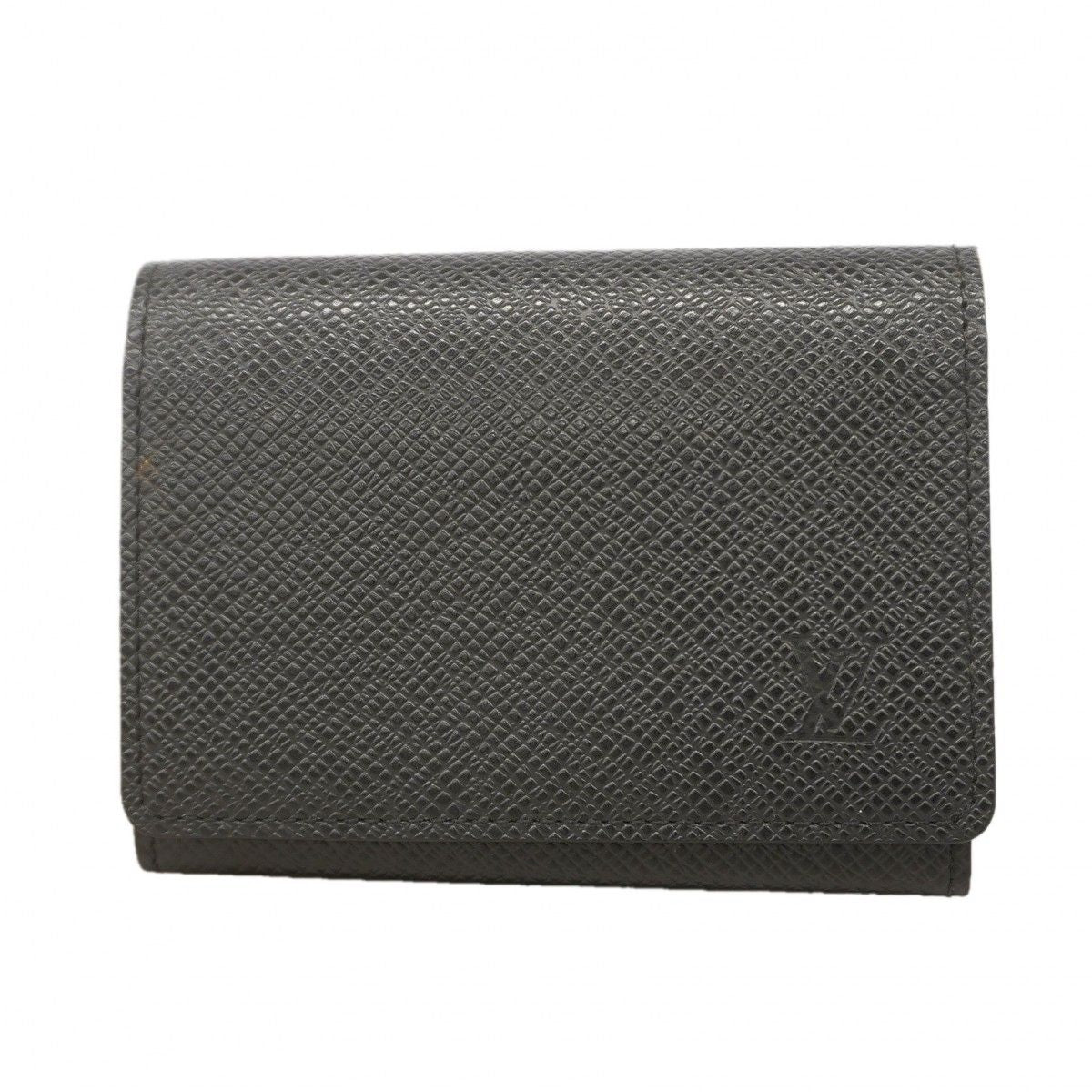Louis Vuitton Card Case Taiga Business Holder Ardoise