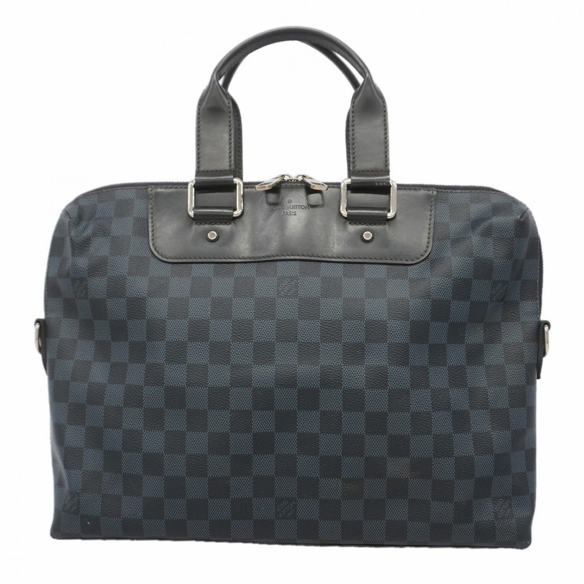 Louis Vuitton Business Bag Damier Cobalt Porte Documents Jour Navy Black