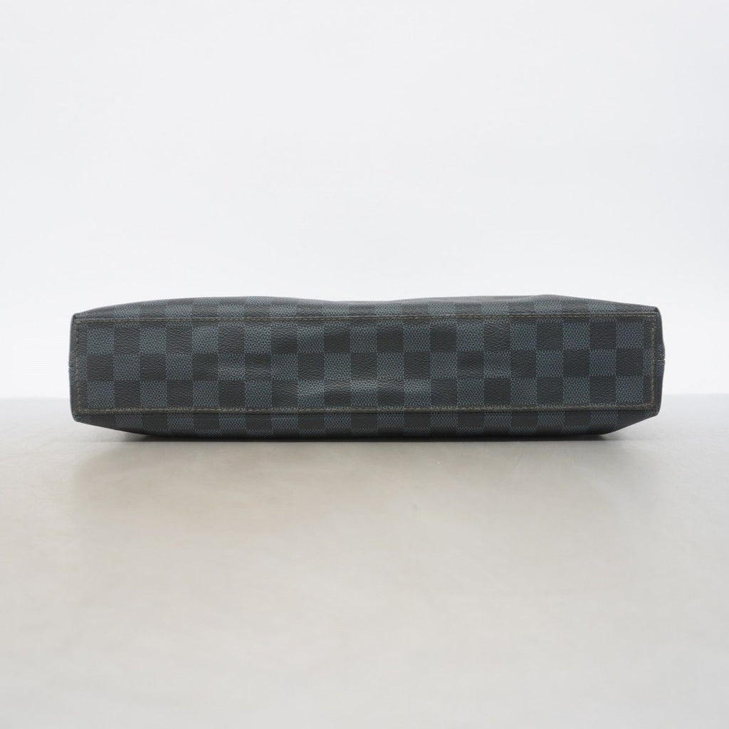 Louis Vuitton Business Bag Damier Cobalt Porte Documents Jour Navy Black — view 3