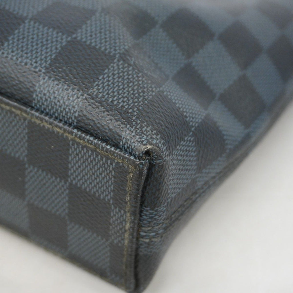 Louis Vuitton Business Bag Damier Cobalt Porte Documents Jour Navy Black — view 6