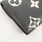 Louis Vuitton Wallet Monogram Empreinte Bicolor Portefeuille Sarah Black Beige — view 6