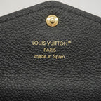 Louis Vuitton Wallet Monogram Empreinte Bicolor Portefeuille Sarah Black Beige — view 4