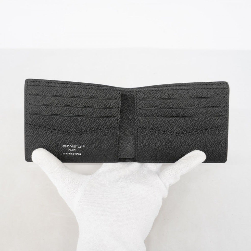 Louis Vuitton Billfold Monogram Eclipse Portefeuille Calf Black Wallet — view 3
