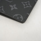 Louis Vuitton Billfold Monogram Eclipse Portefeuille Calf Black Wallet — view 5