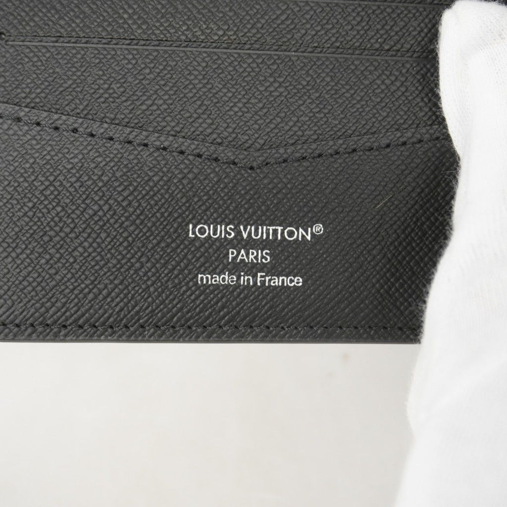 Louis Vuitton Billfold Monogram Eclipse Portefeuille Calf Black Wallet — view 4