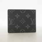 Louis Vuitton Billfold Monogram Eclipse Portefeuille Calf Black Wallet — view 6