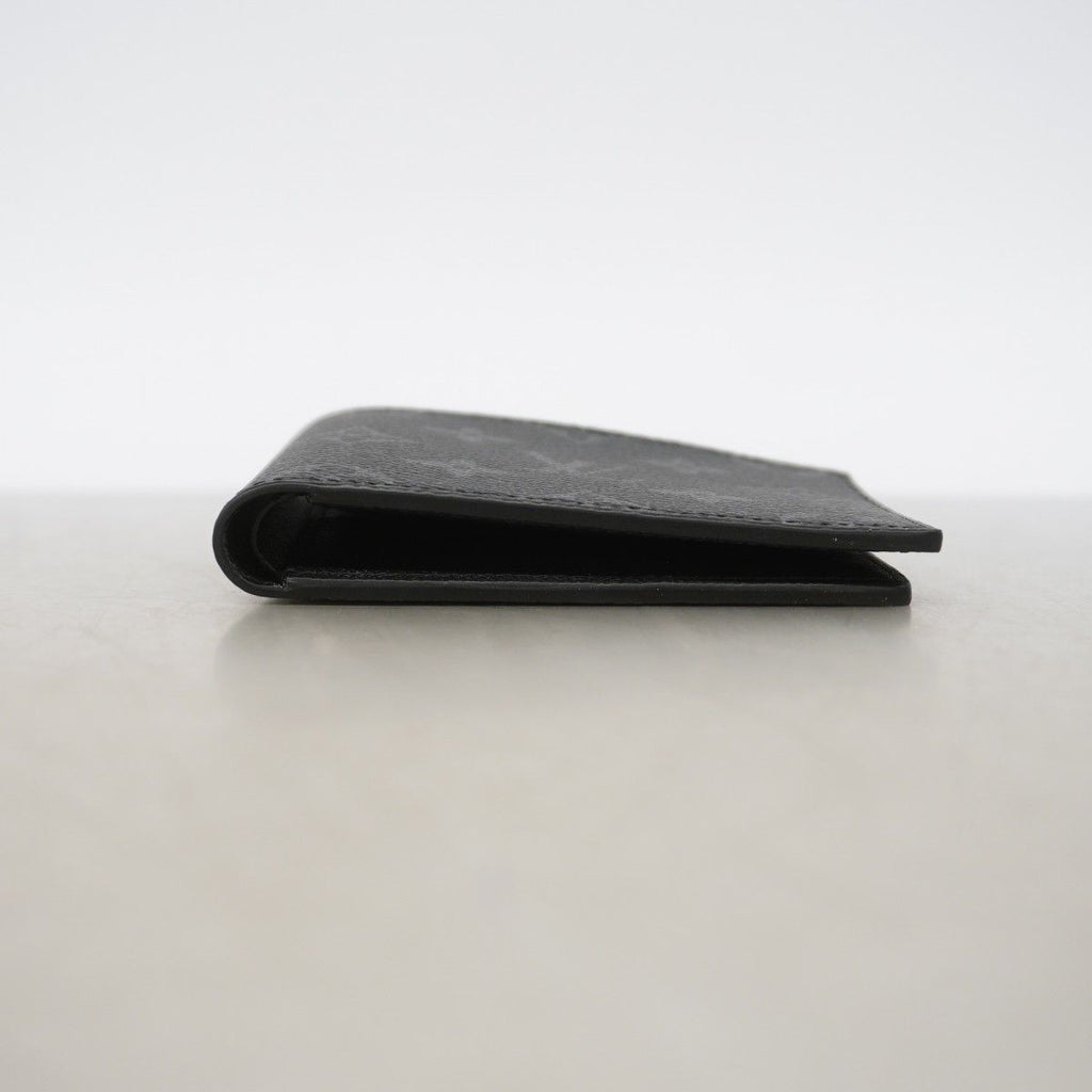 Louis Vuitton Billfold Monogram Eclipse Portefeuille Calf Black Wallet — view 2