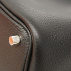 Hermes Handbag Picotin Lock PM Taurillon Clemence Black Silver — view 6