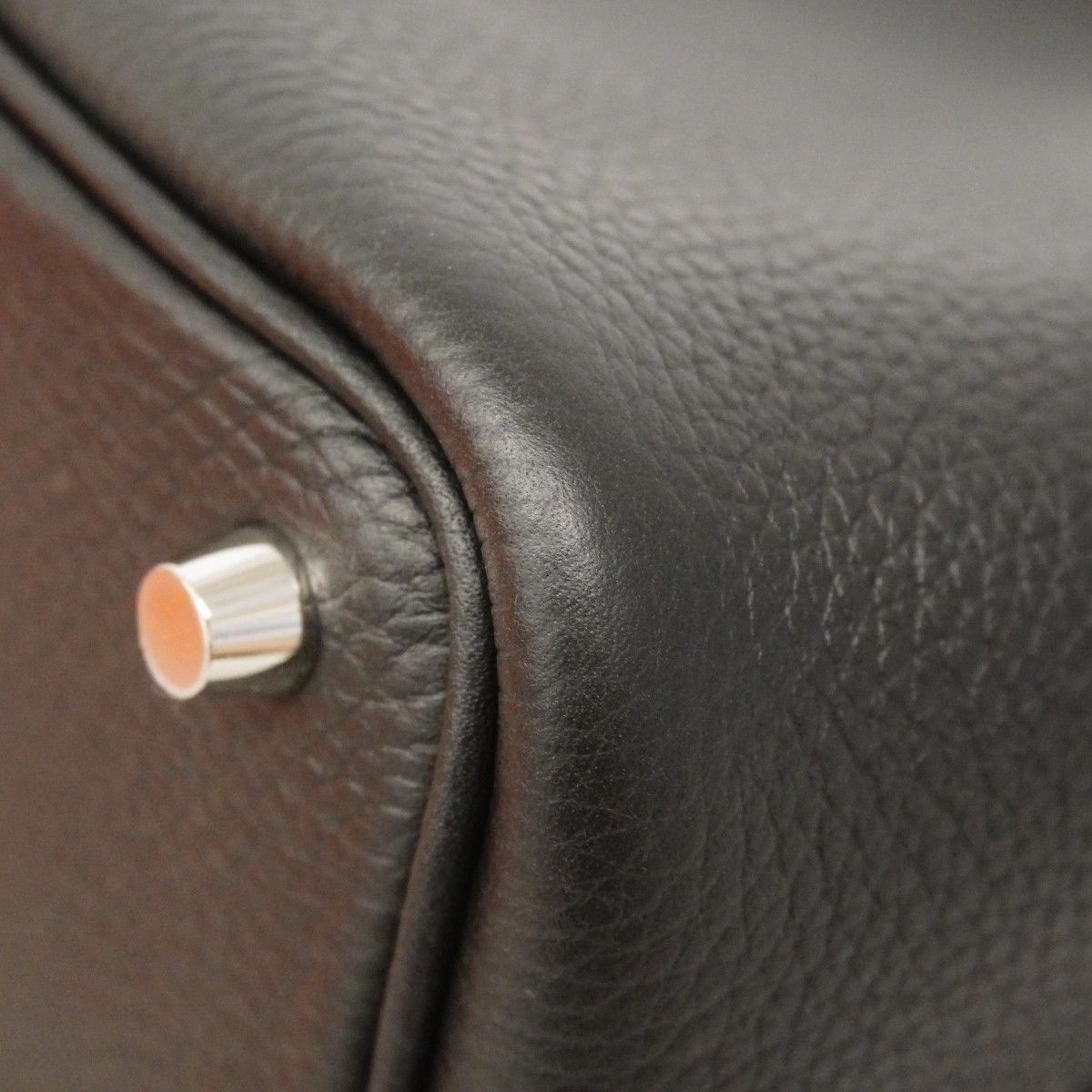 Hermes Handbag Picotin Lock PM Taurillon Clemence Black Silver — view 6