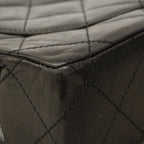 Chanel Shoulder Bag Quilted Limited Edition Lambskin Black Gold Silver — view 8