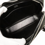 Hermes Handbag Plume Elan Dobris Black Silver — view 4