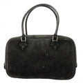 Hermes Handbag Plume Elan Dobris Black Silver