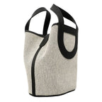 Hermes Handbag Inzampu 18 Toile Ash Swift Black Silver — view 2