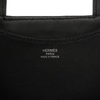 Hermes Handbag Inzampu 18 Toile Ash Swift Black Silver — view 5