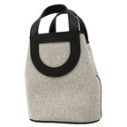 Hermes Handbag Inzampu 18 Toile Ash Swift Black Silver — view 8
