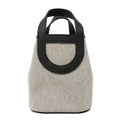 Hermes Handbag Inzampu 18 Toile Ash Swift Black Silver