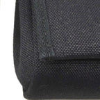 Hermes Shoulder Bag Herbag Zip Mini Toile Military Black Silver — view 7