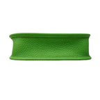 Hermes Shoulder Bag Evelyne TPM Taurillon Clemence Vert Yucca Silver — view 3