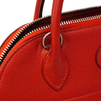 Hermes Handbag Bolide 27 Color Rouge Vif Silver 2-Way — view 7