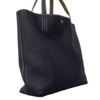 Hermes Tote Double Sens Taurillon Clemence Etoupe Blue Nuit — view 2