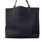 Hermes Tote Double Sens Taurillon Clemence Etoupe Blue Nuit — view 7