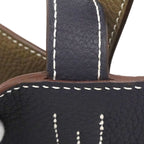 Hermes Tote Double Sens Taurillon Clemence Etoupe Blue Nuit — view 6