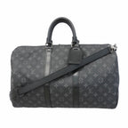 Louis Vuitton Boston Bag Monogram Eclipse Keepall Bandouliere 45 Black