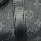 Louis Vuitton Boston Bag Monogram Eclipse Keepall Bandouliere 45 Black — view 8